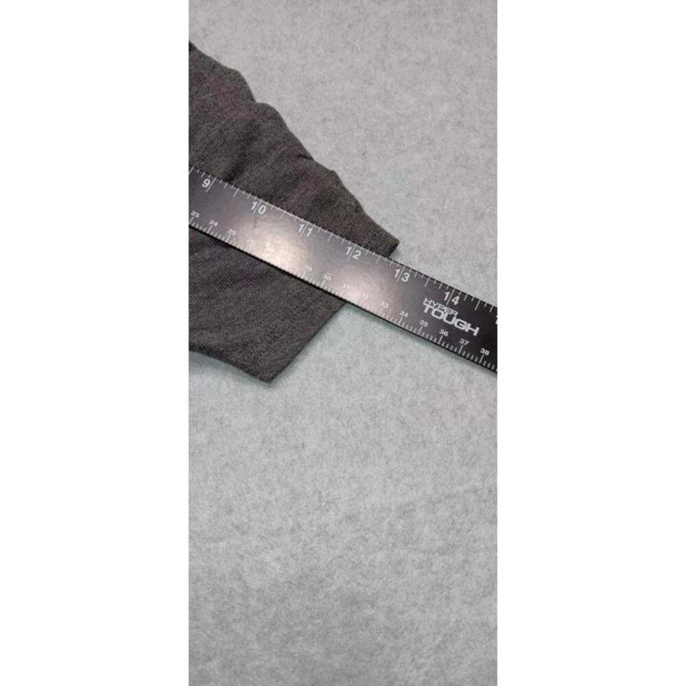 Zenana Outfitters Short Sleeve Blouse Womens Size Small Grey VNeck Scrunch Fit - Picture 7 of 10